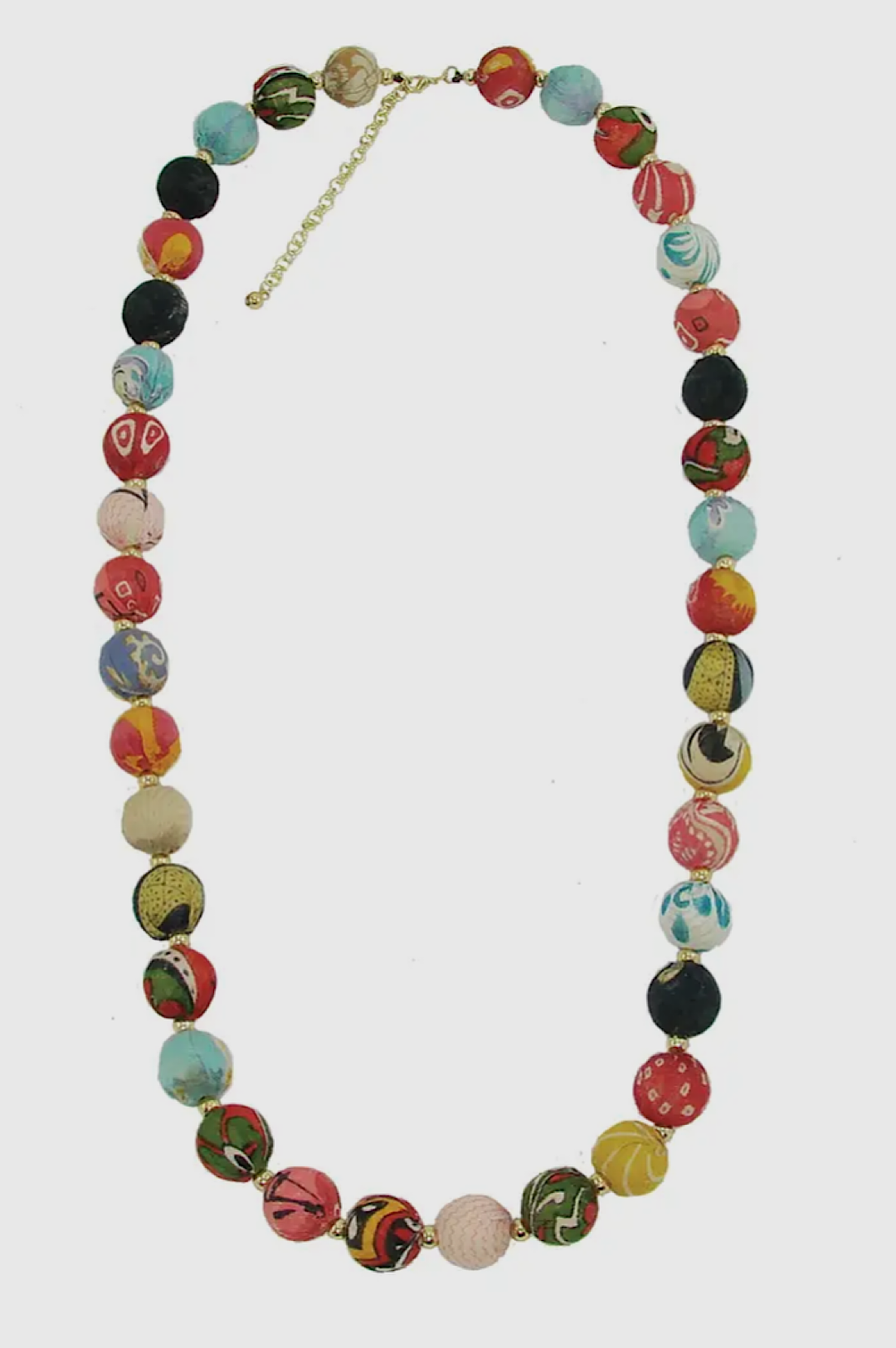 Multi Color Bead Necklace
