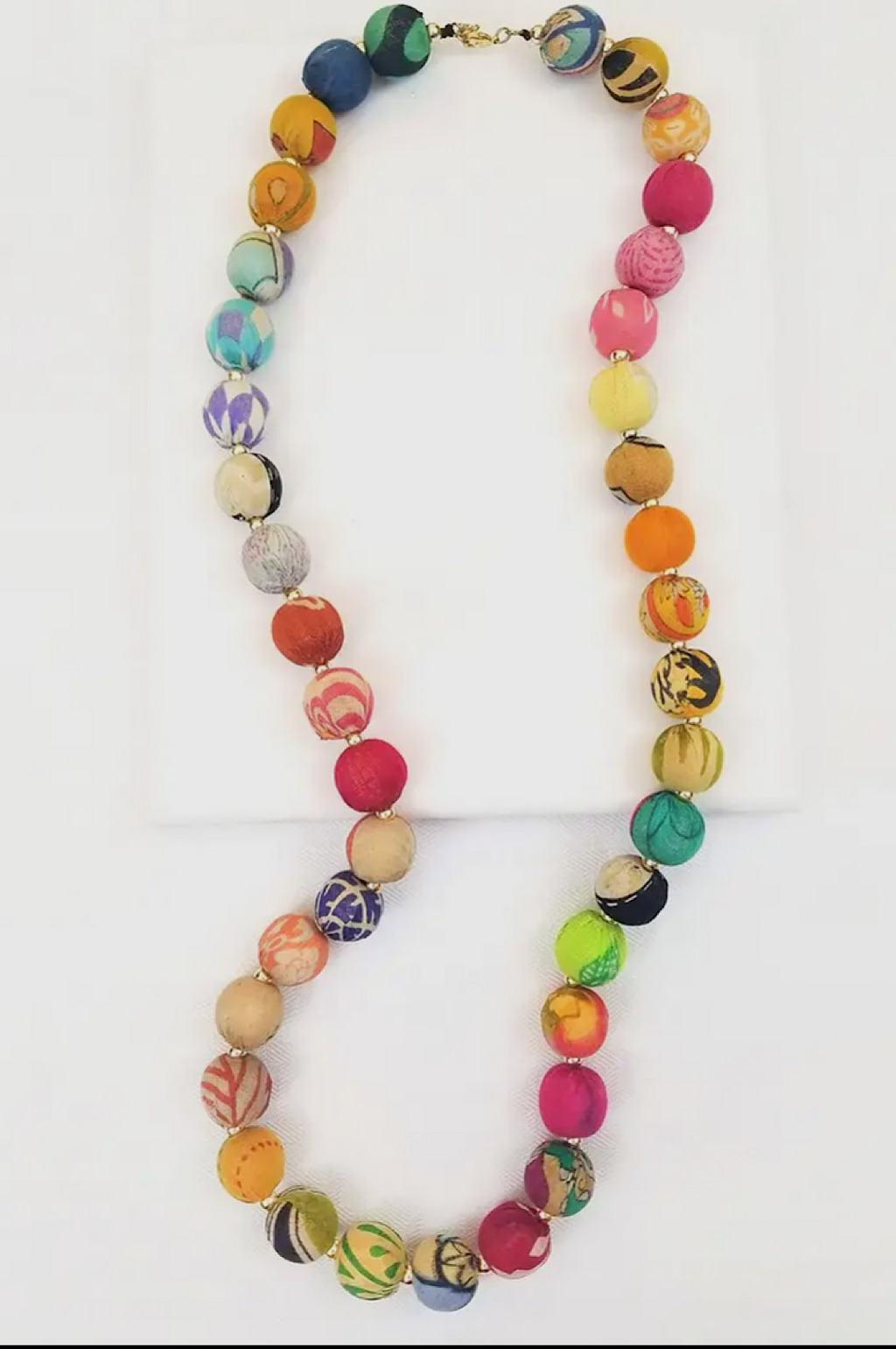 Multi Color Bead Necklace