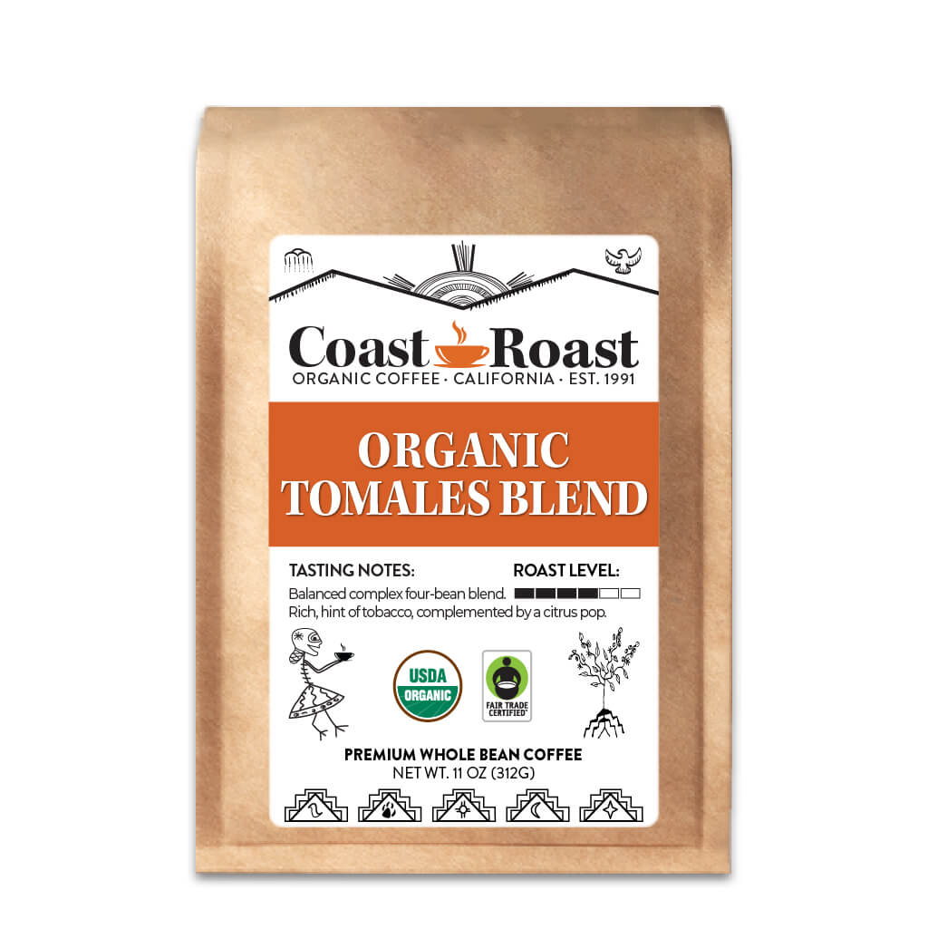 Organic Tomales Blend Whole Bean Coffee