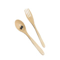 Eco-Friendly Wooden Spoon and Fork Set (Portable)