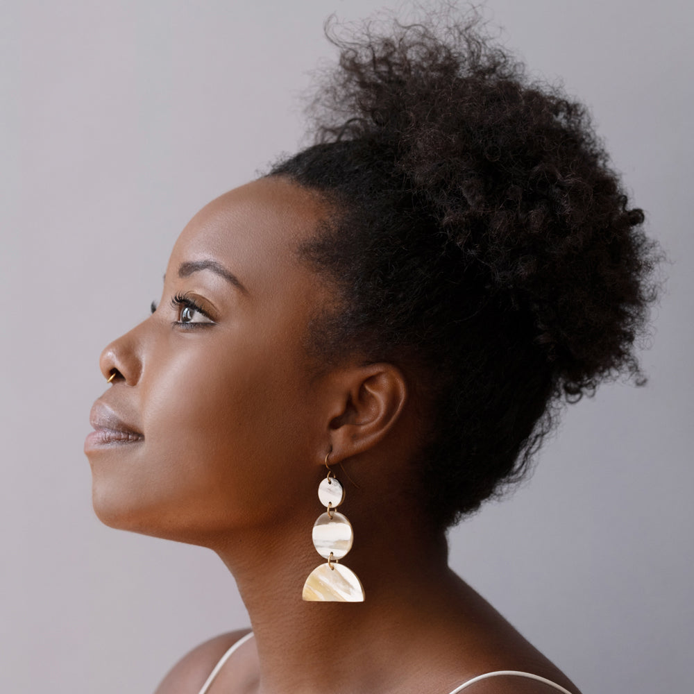 Ugandan Rising Sun Earrings