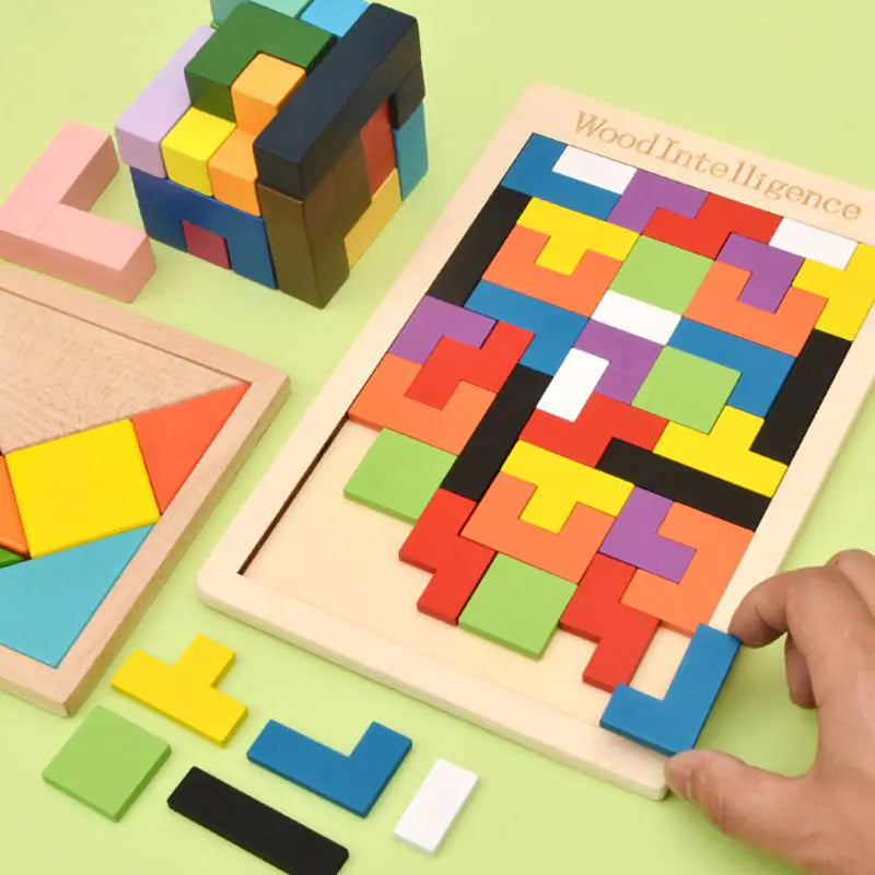 Tetris Wooden Puzzle